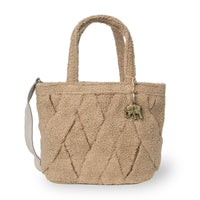 Umhängetasche Bride Medium Bouclé beige