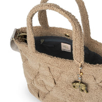 Umhängetasche Bride Medium Bouclé beige