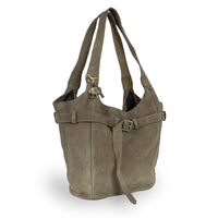 Hobo Bag Velourleder Gürtel
