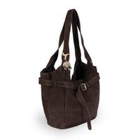 Hobo Bag Velourleder Gürtel