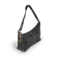 Schultertasche Leder vintage braun