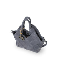 Umhängetasche Dionne Small Velourleder grau