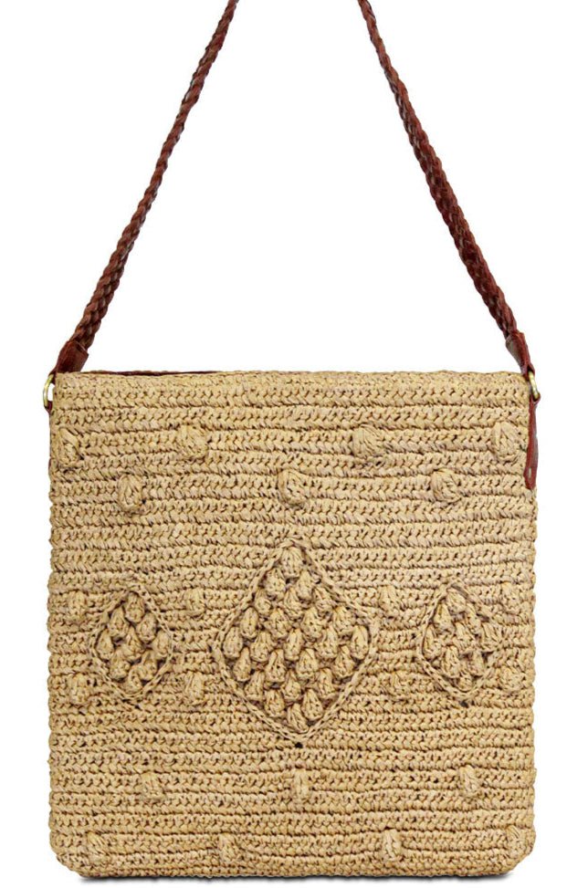 Basttasche aus feinem Raffia - ANOKHI