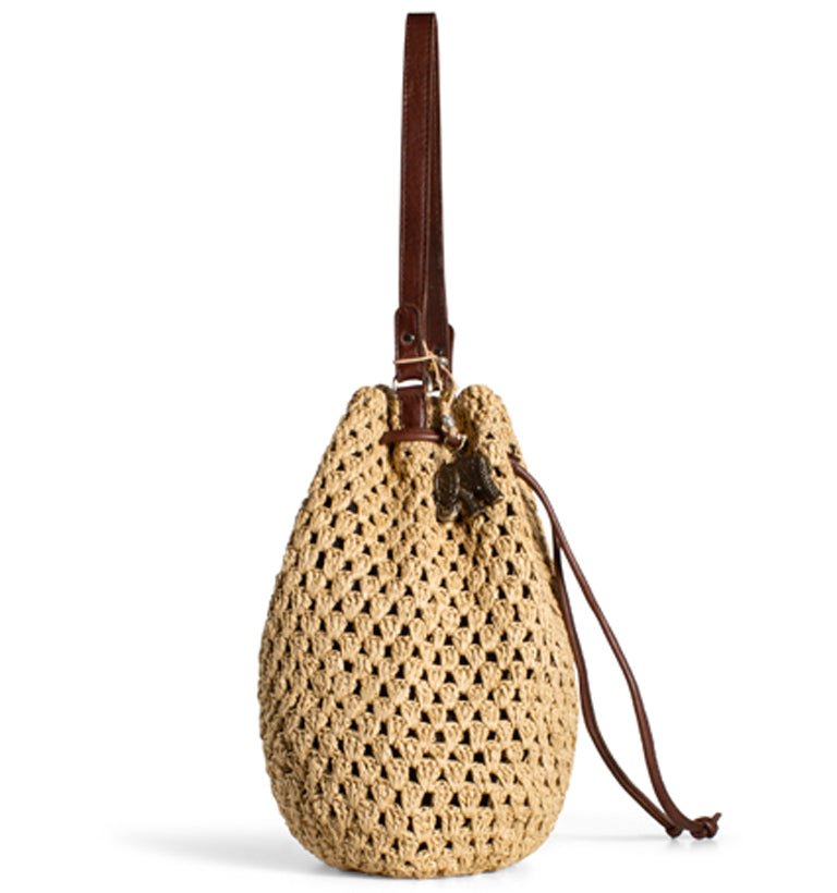 Beutel Handtasche Naturfarben - ANOKHI