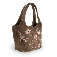Bolso saco Cheyenne Large de pana con bordado - ANOKHI