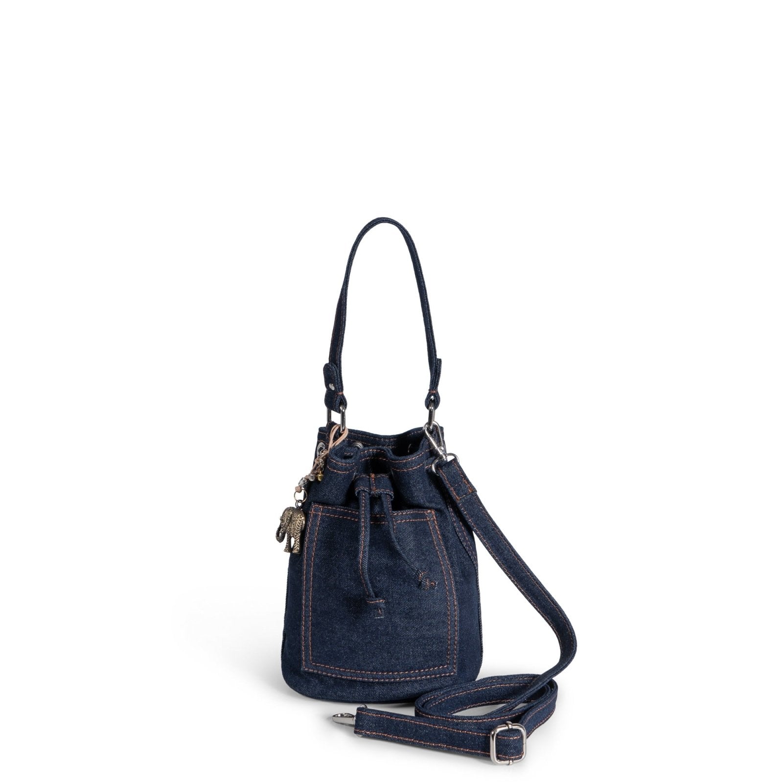 Beuteltasche Mini Jeans blau - ANOKHI