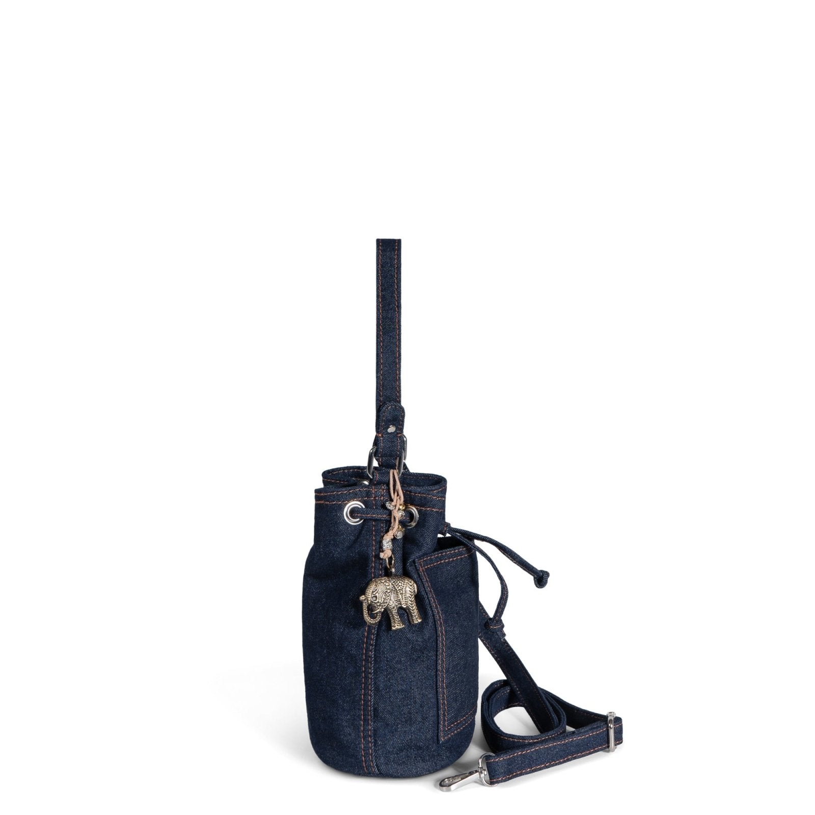 Beuteltasche Mini Jeans blau - ANOKHI