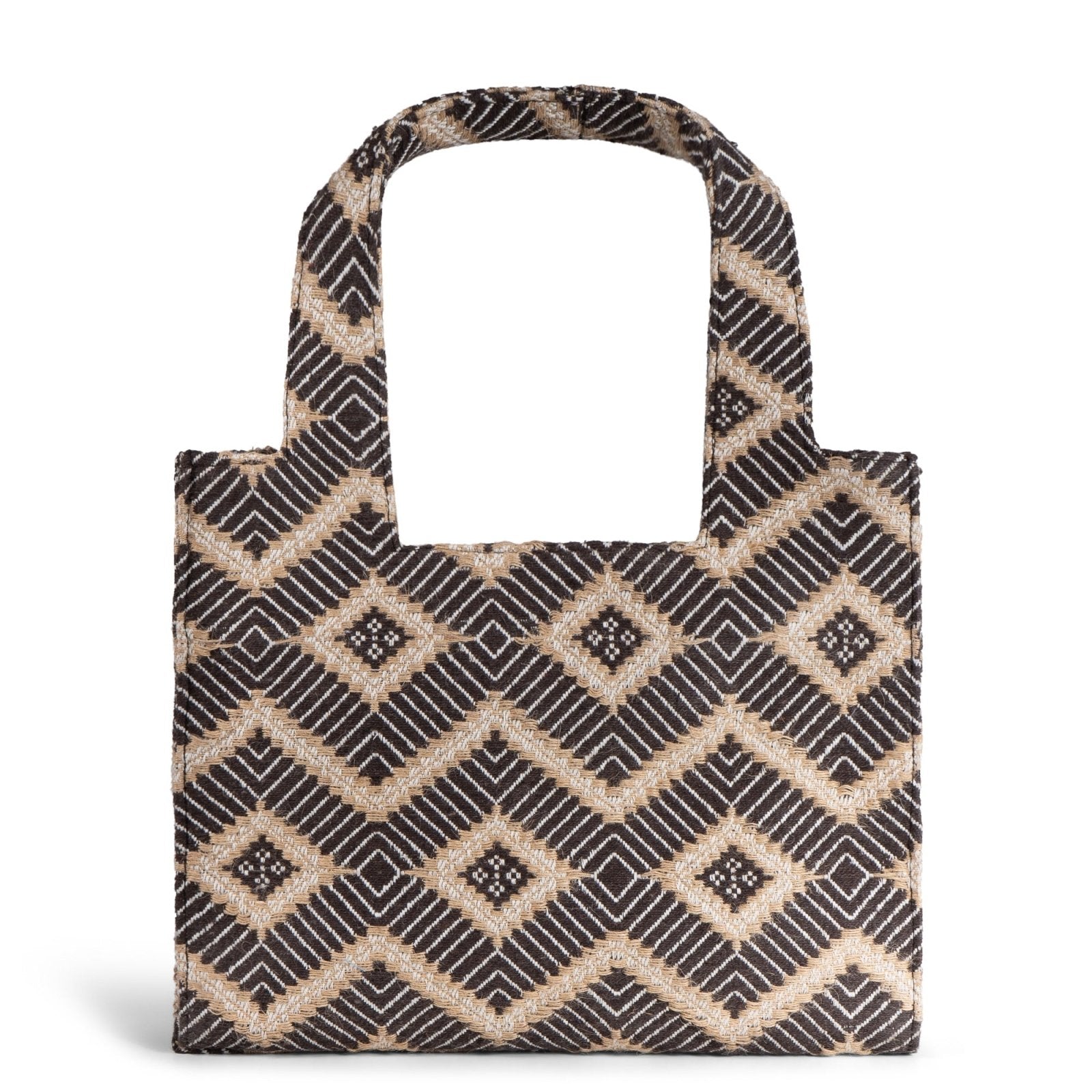 Book Tote mittlere Größe braun beige - ANOKHI