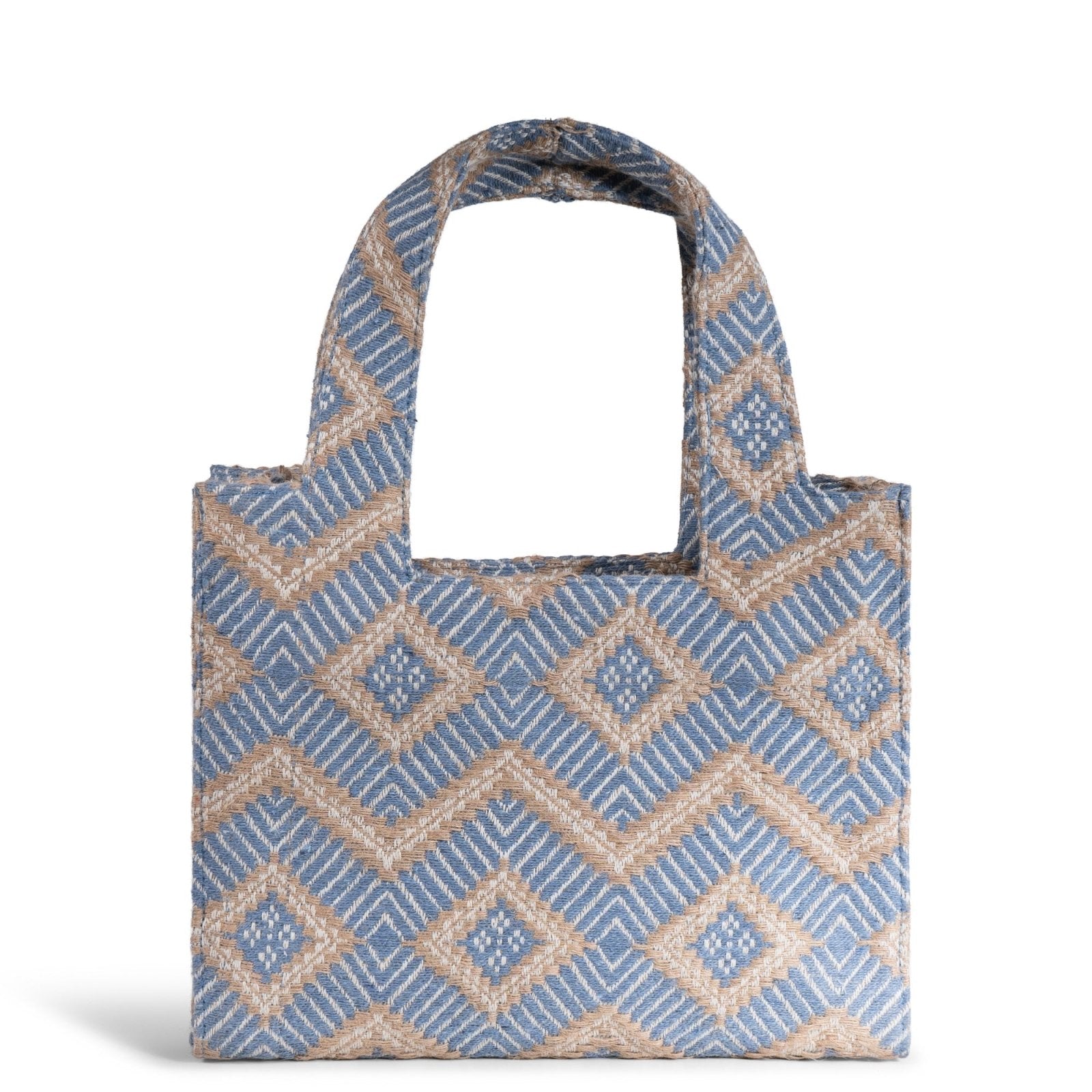 Book Tote mittlere Größe grau beige - ANOKHI