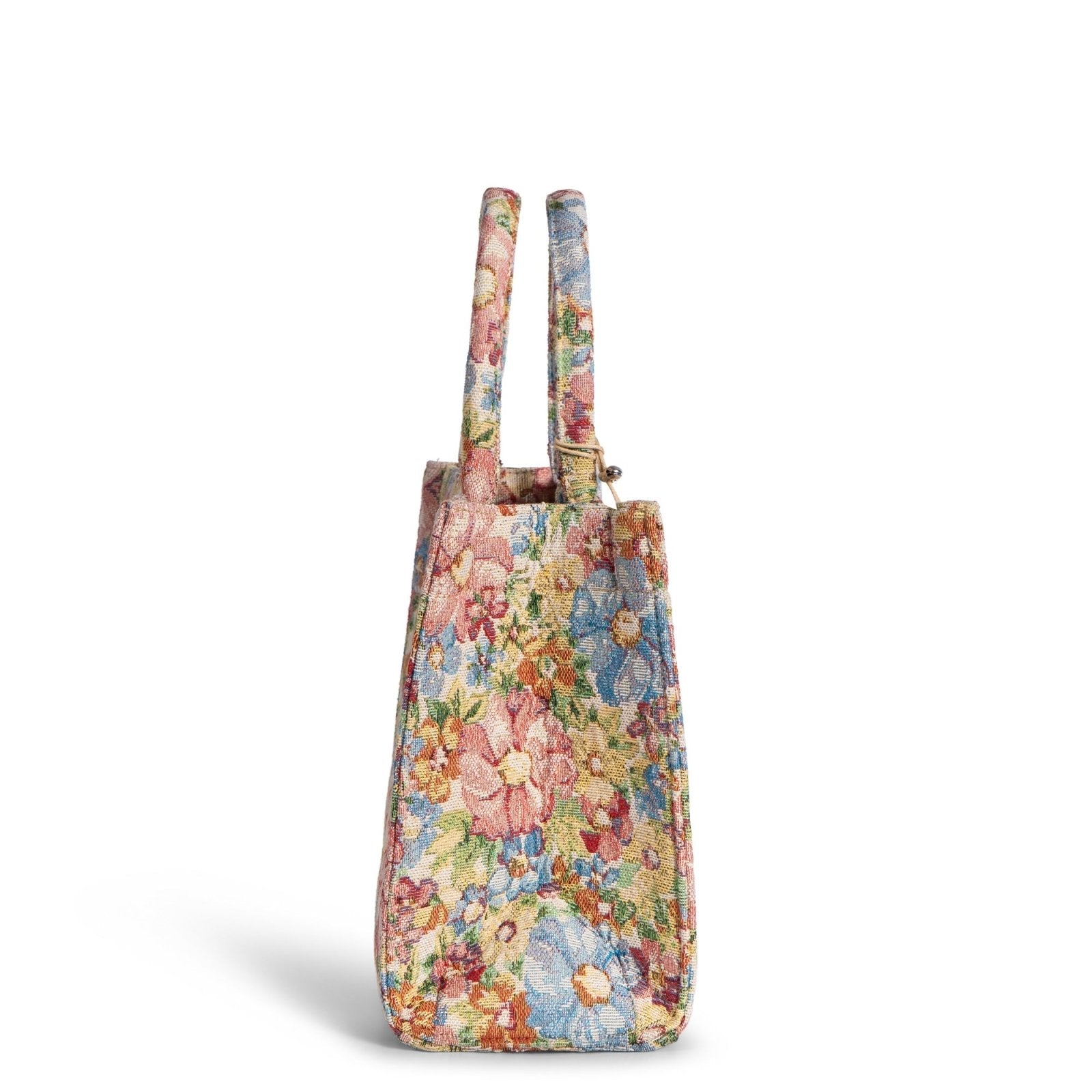 Book Tote mittlere Größe Jacquard Blumen - ANOKHI