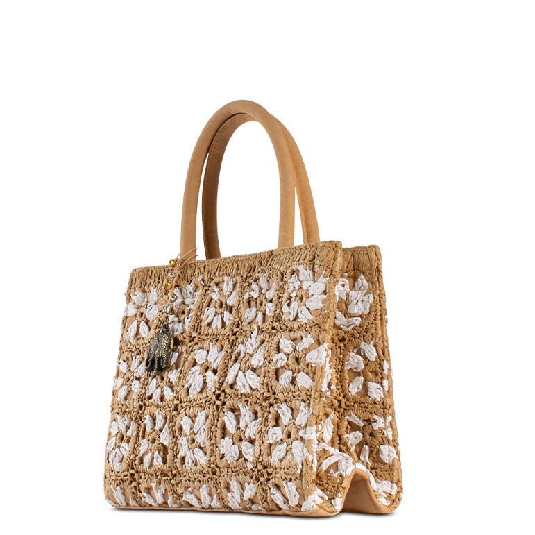 Book Tote Raffia Medium - ANOKHI