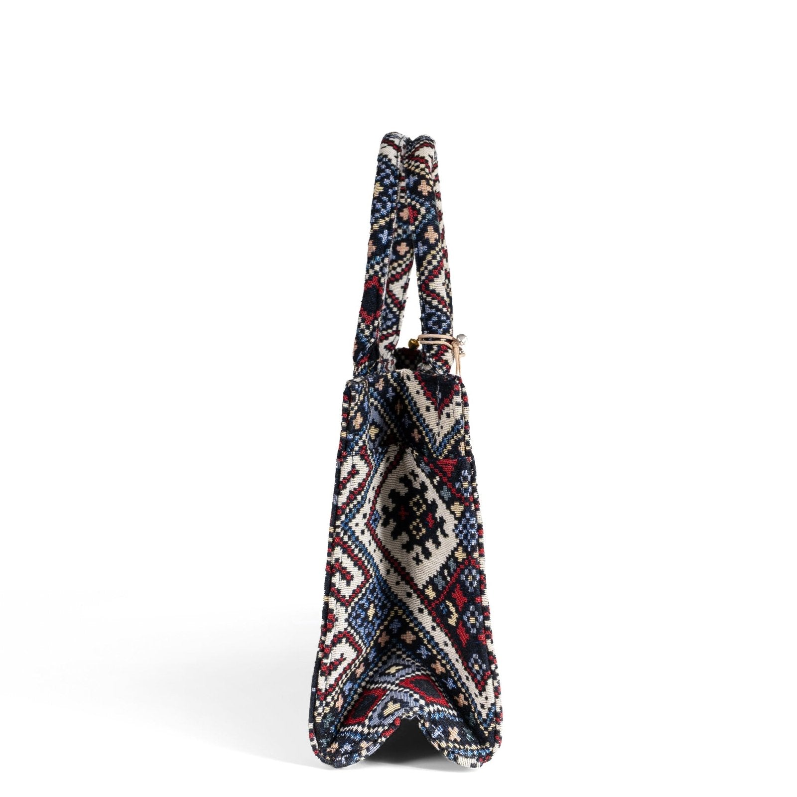 Book Tote Tasche mittlere Größe Ethnomuster - ANOKHI