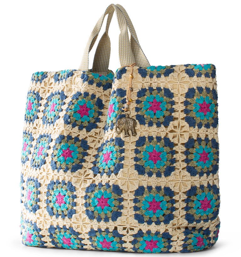 Gehäkelter Maxi - Shopper im Granny - Stil – Anokhi - ANOKHI