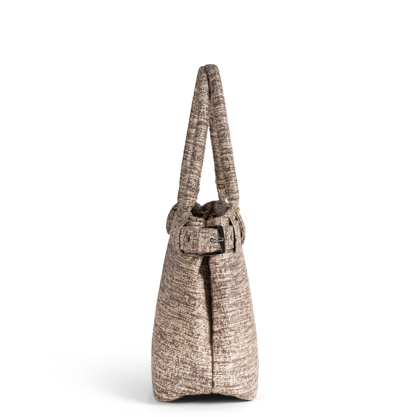 Großer Shopper Bicolor beige taupe - ANOKHI