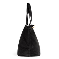 Großer Shopper Cord schwarz – 4
