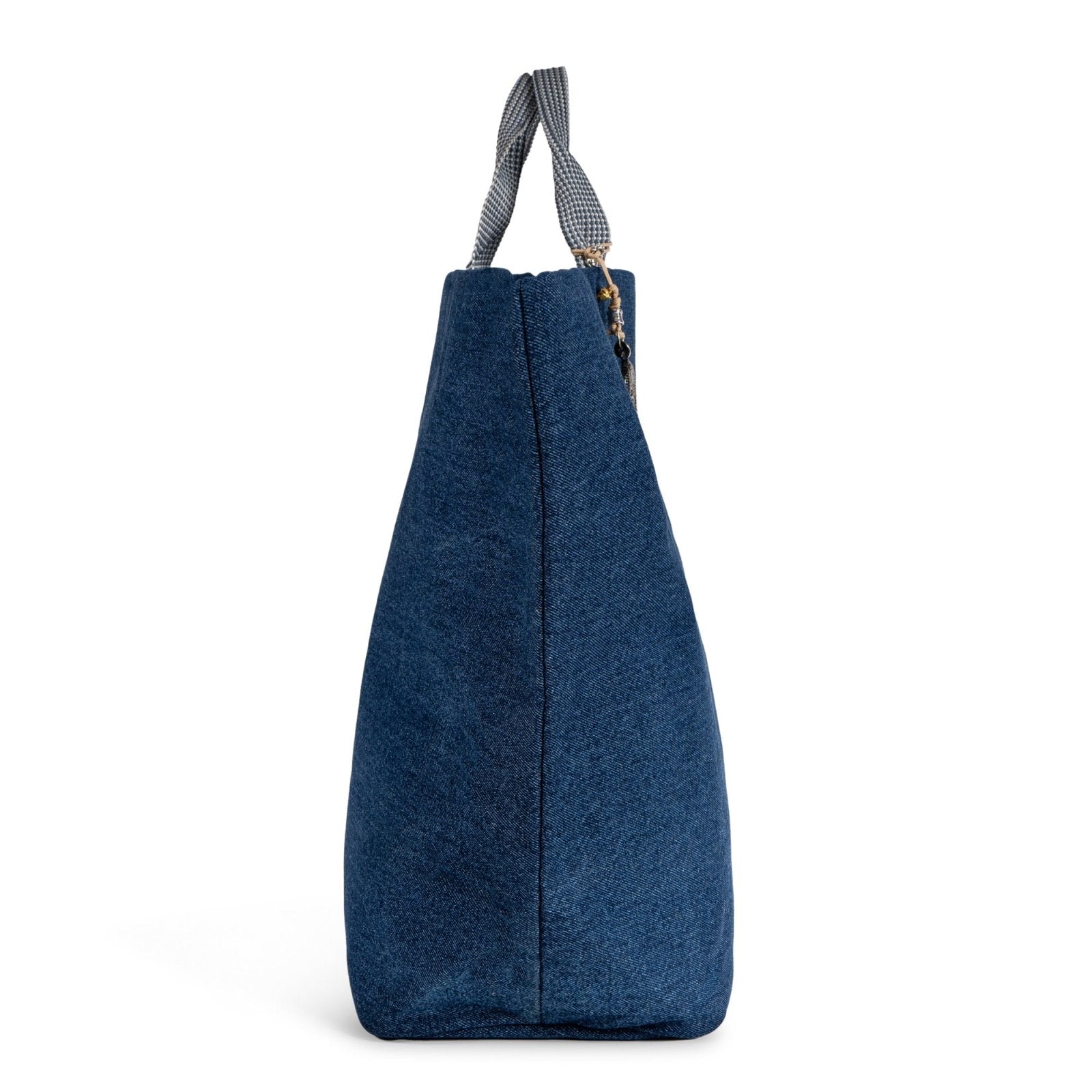 Großer Shopper Denim dunkelblau - ANOKHI