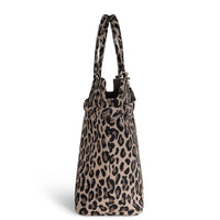 Large shopper bag, studded belt, leopard print – 2