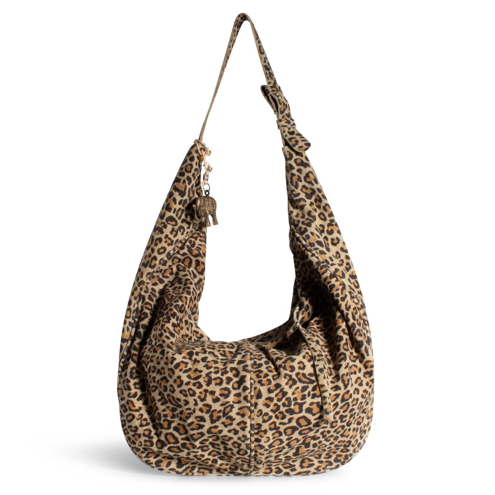 Hobo Bag Velourleder Animalprint - ANOKHI