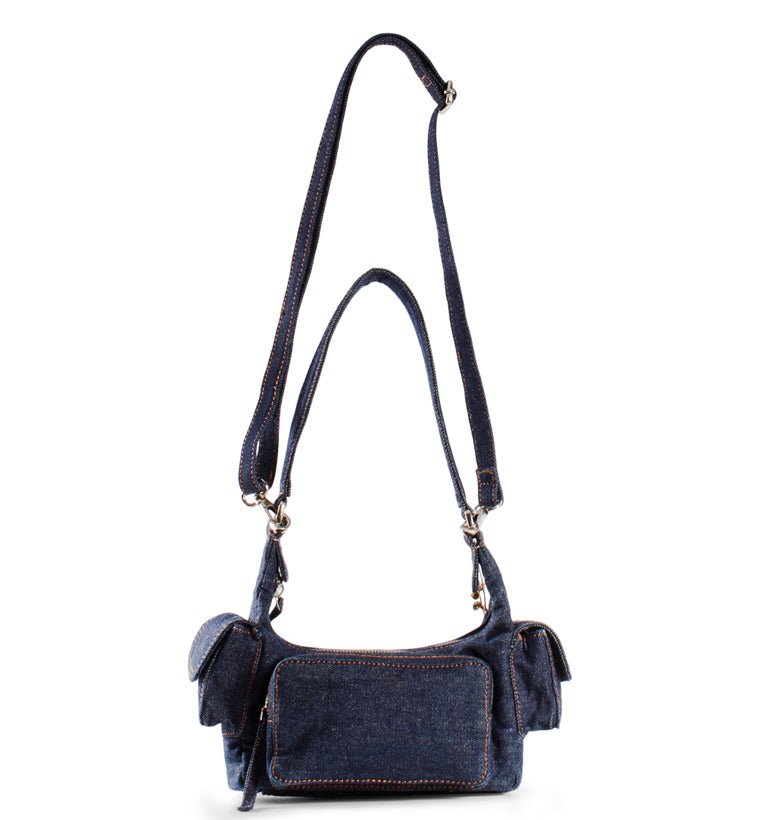 Kleine Handtasche,Mini Tasche Blau - ANOKHI