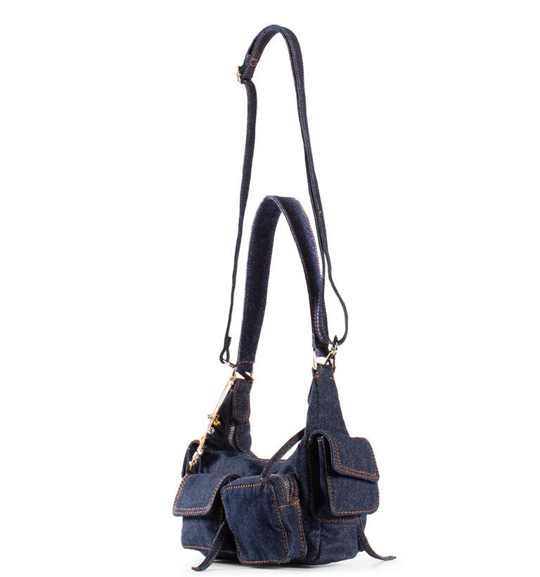 Kleine Handtasche,Mini Tasche Blau - ANOKHI