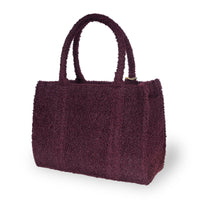 Schultertasche Jessy Large Bouclé mit Seitentaschen - ANOKHI