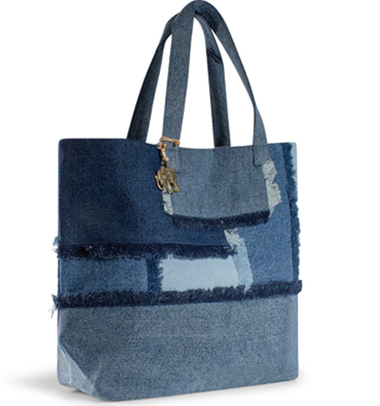 Strandtasche, Shopper xl Blau - ANOKHI