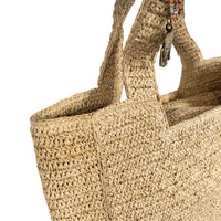 Tote Bag aus Bast Handarbeit natur - ANOKHI