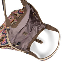 Tote Bag gehäkelt Handarbeit multicolor - ANOKHI