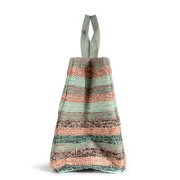 Tote Bag gehäkelt Handarbeit Streifen multicolor - ANOKHI