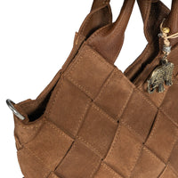 Tote Bag mini Velourleder tan - ANOKHI