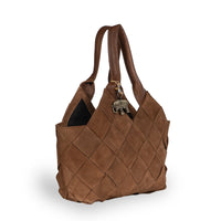 Tote Bag Velourleder tan - ANOKHI