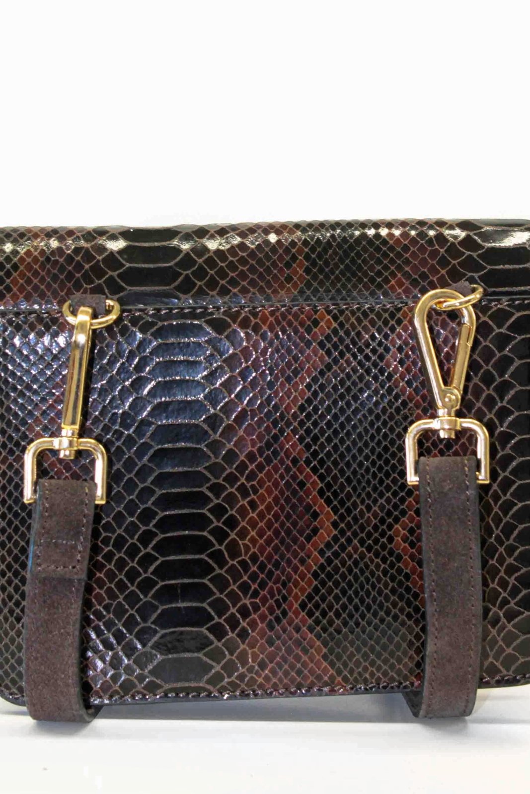 Joanne" in black snake - ANOKHI