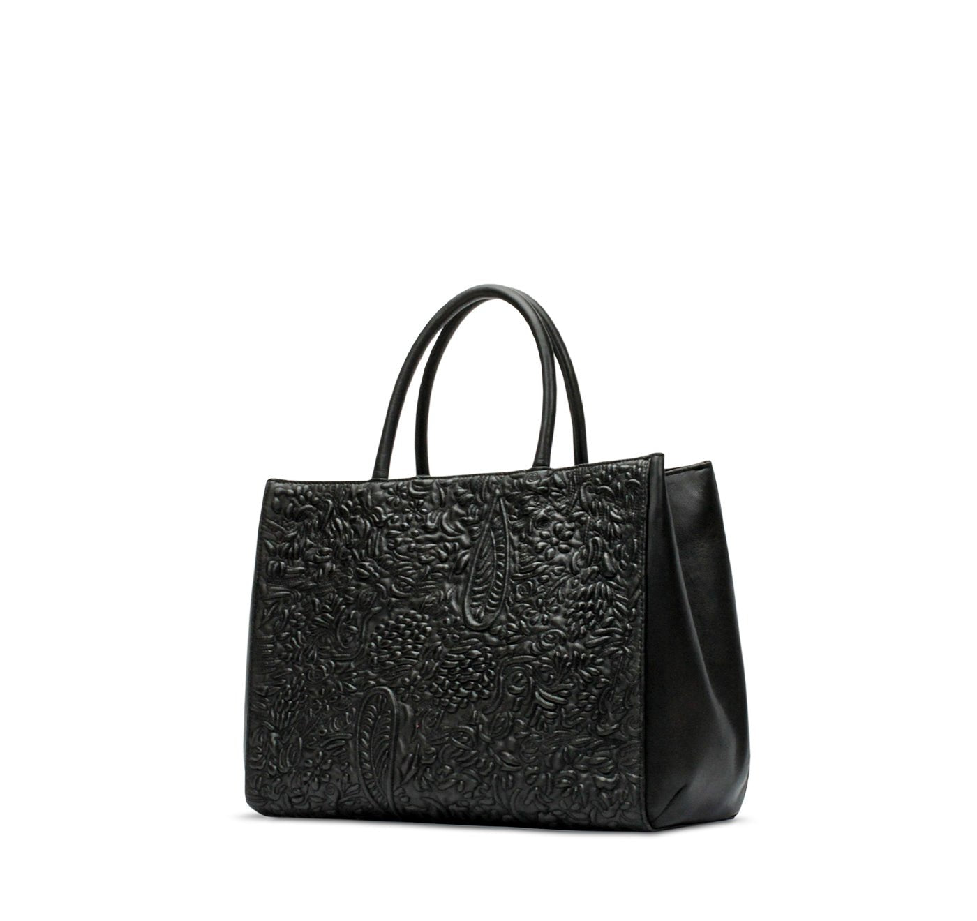 Tote Bag aus Leder mit Threadfilling - ANOKHI