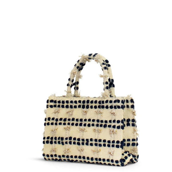 Book Tote small weiss