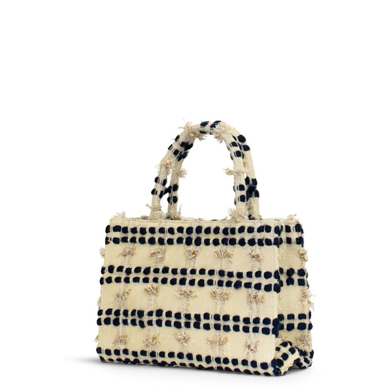 Book Tote small weiss