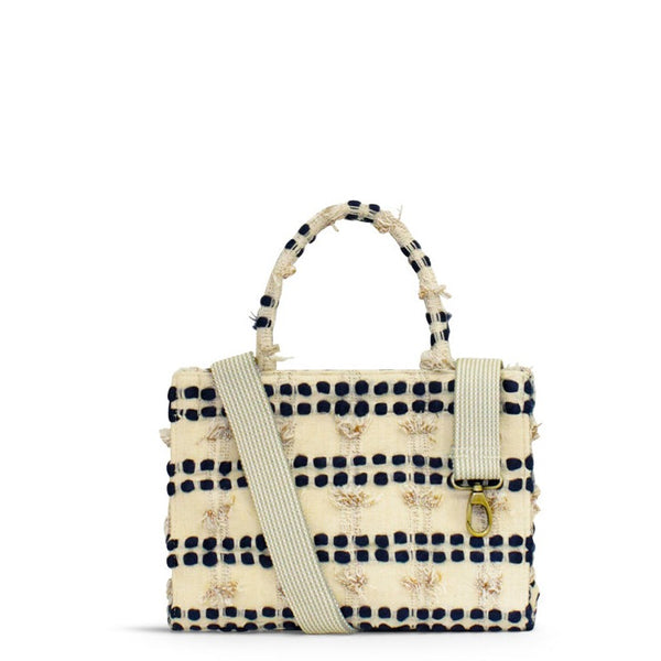 Book Tote small weiss