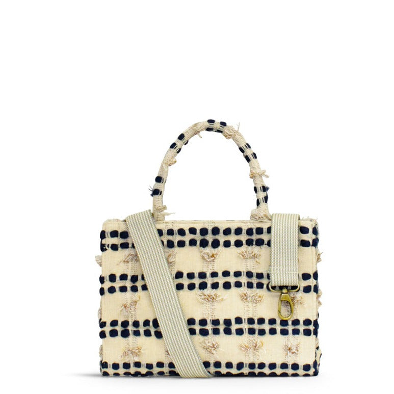 Book Tote small weiss