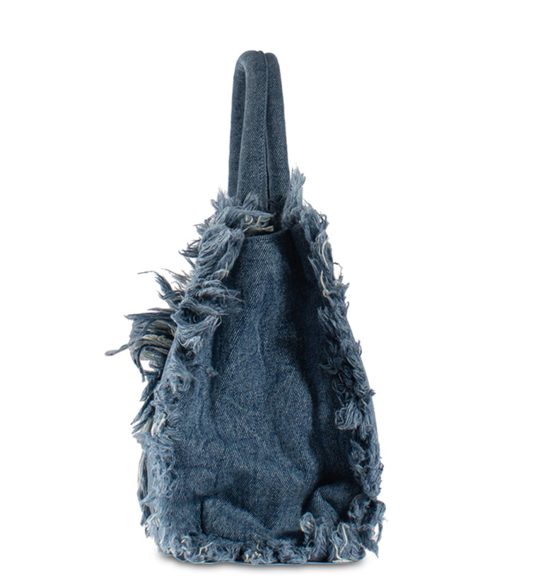 Jeansbeutel Handtasche Blau