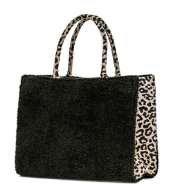 Schwarze Book Tote von Anokhi stilvoll geräumig und praktisch