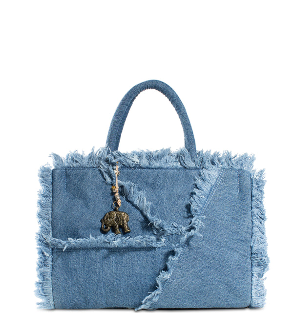 Jeans Tote Bag Tasche Blau