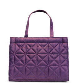Geräumige Damenhandtasche aus Nylon für den Winter in elegantem Design