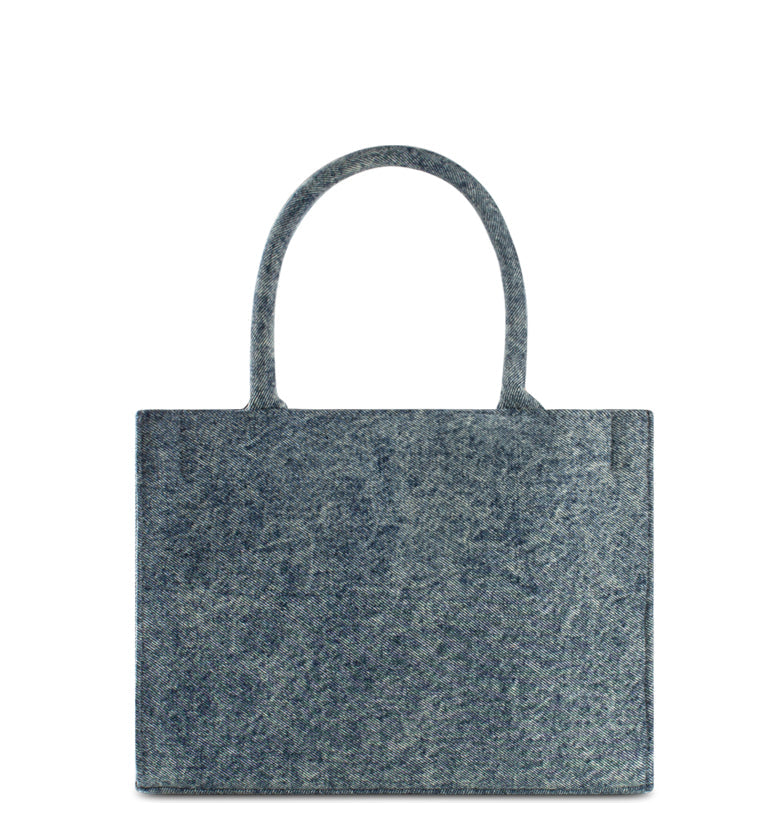 Book Tote Tasche Blau