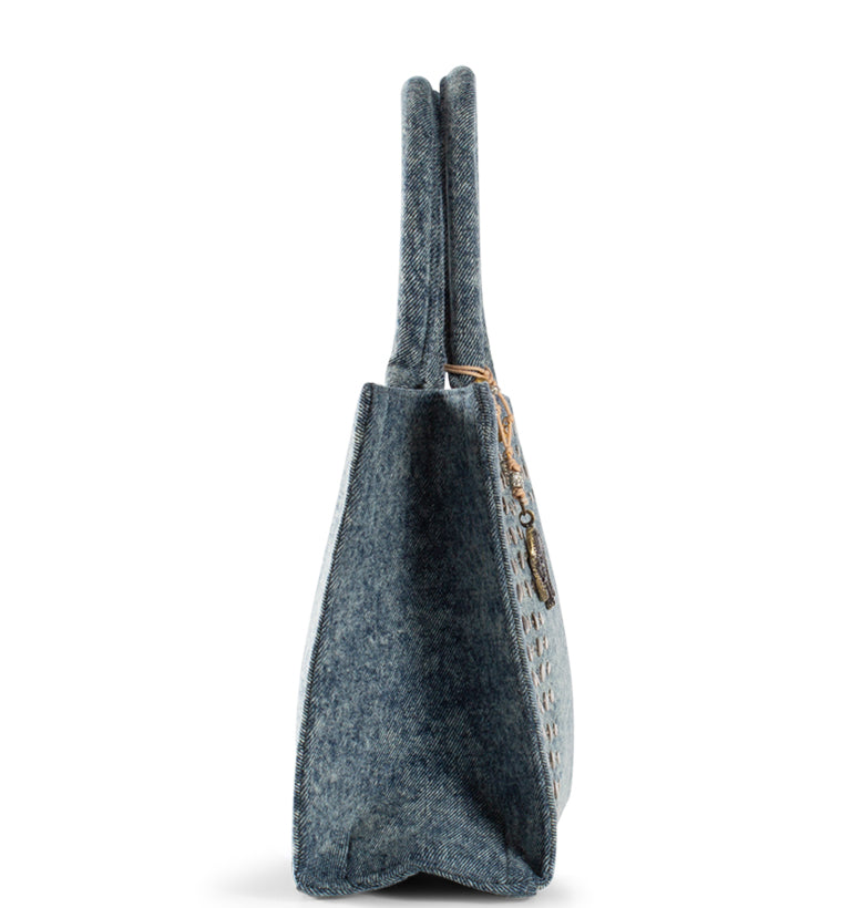 Book Tote Tasche Blau