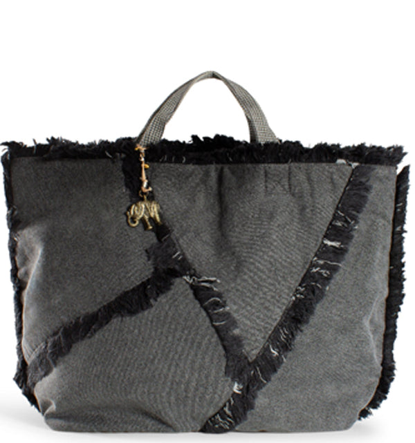 "Strandtasche, Shopper xl Antrahzit"
