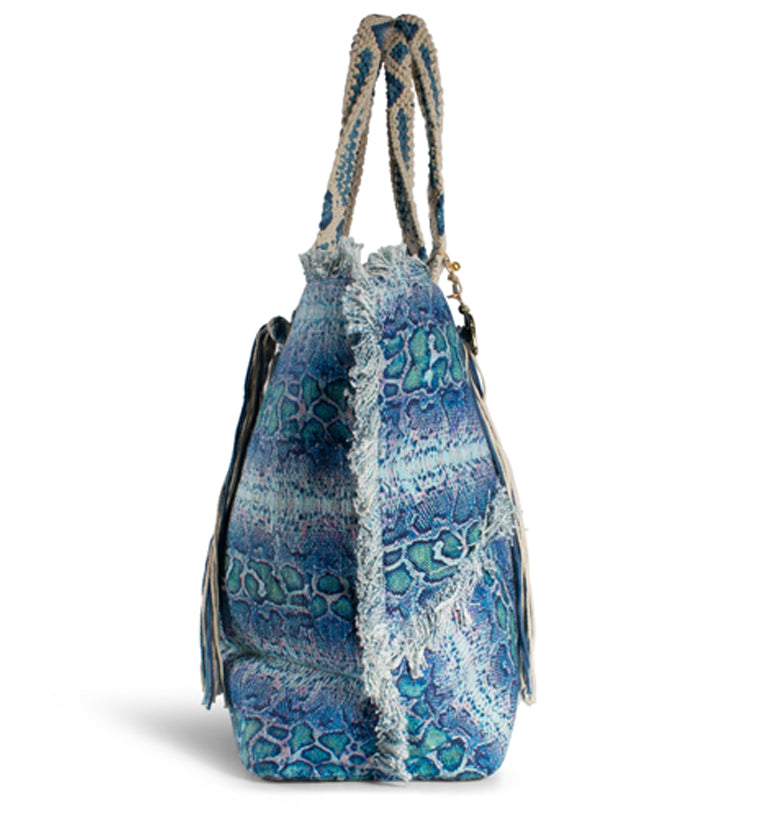 Shopper Tasche Blau