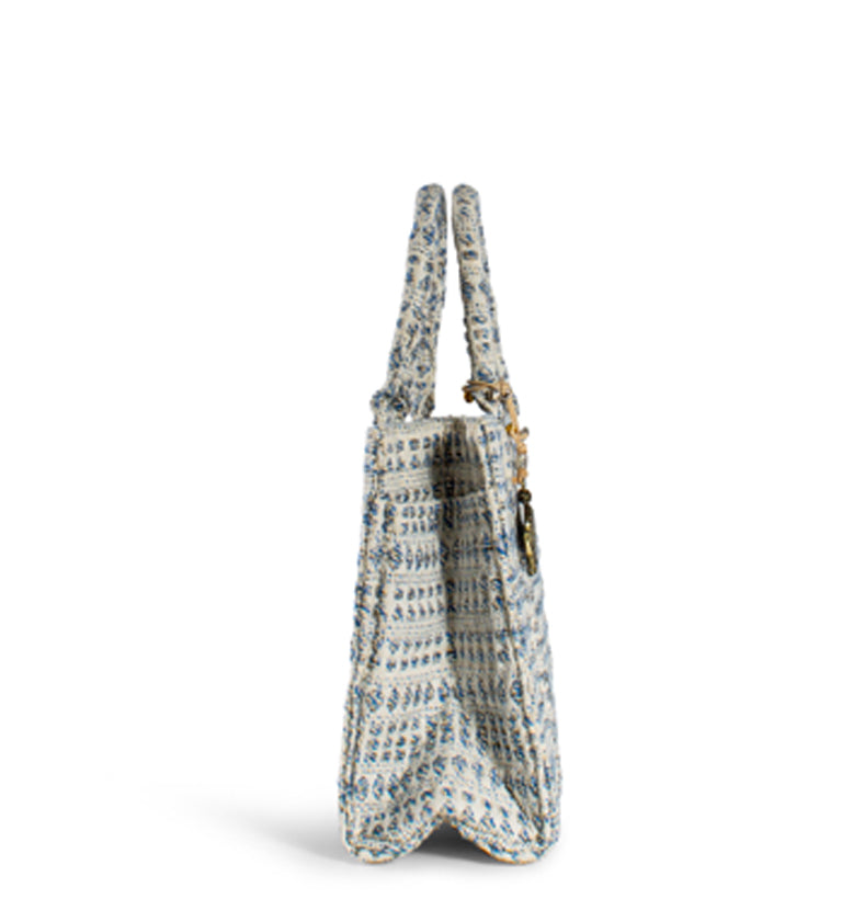 Book Tote Tasche Blau
