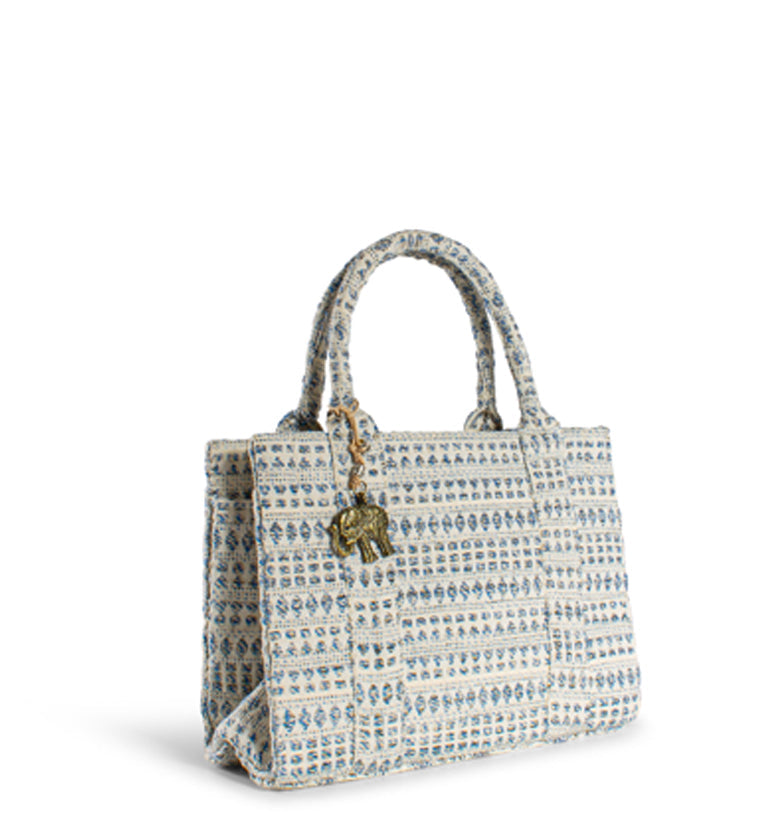 Book Tote Tasche Blau