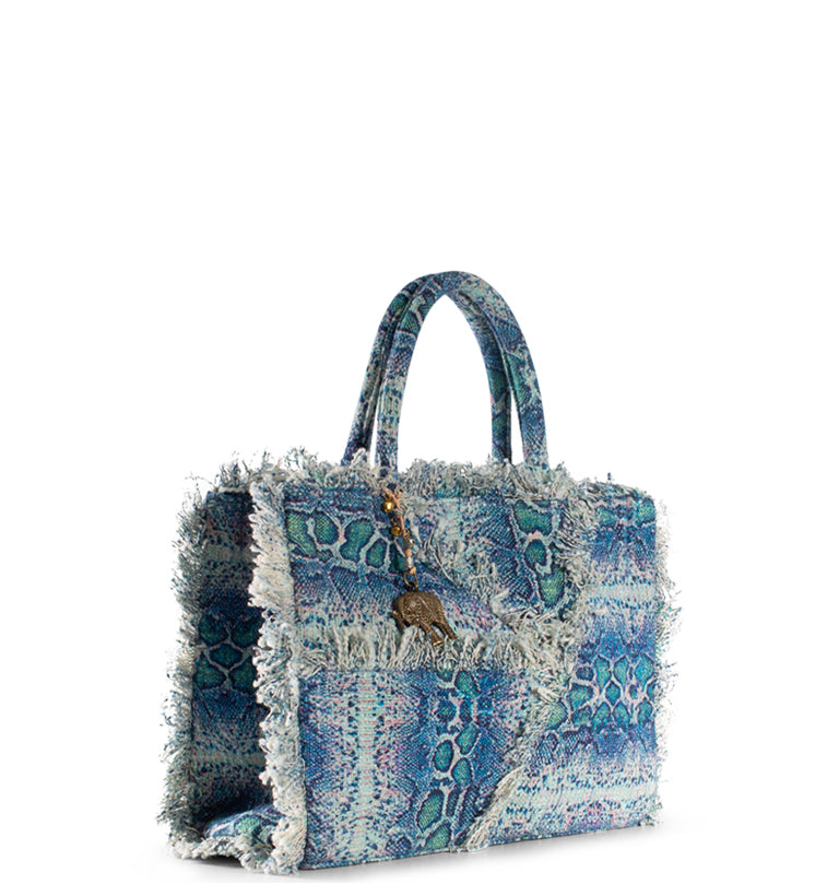 Tote Bag Handtasche Blau
