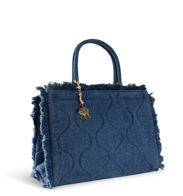 Book Tote Tasche Blau