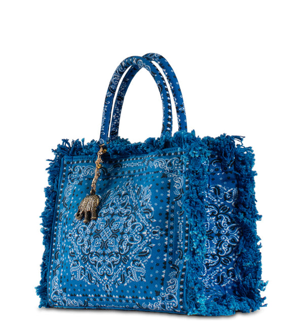Book Tote Tasche Blau